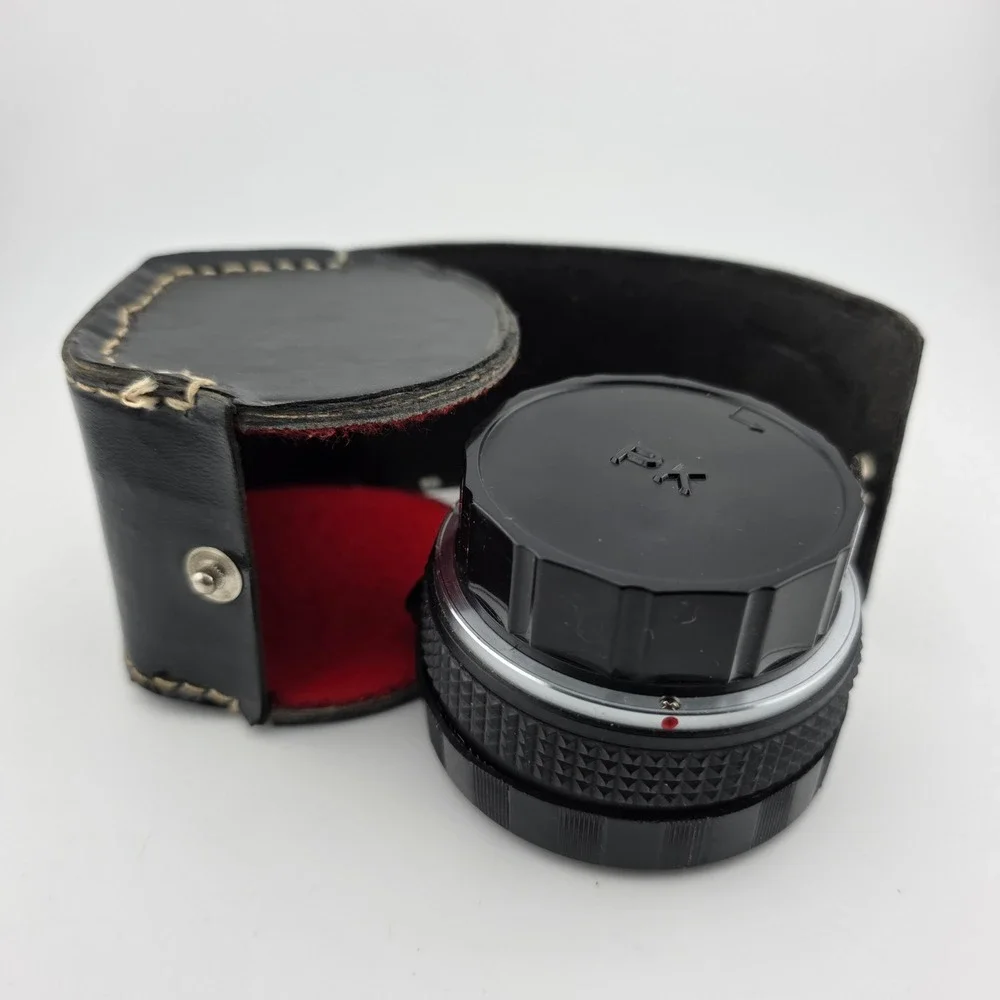 Rokina Auto 2X Converter Lens Japan with Leather Case‎ Photography Camera